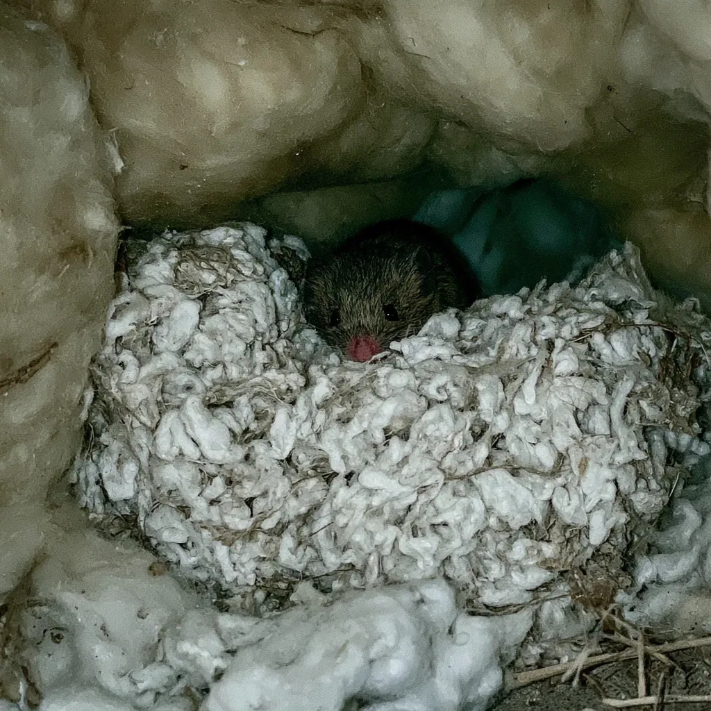 Rats and mice inside a Dearborn being checked over